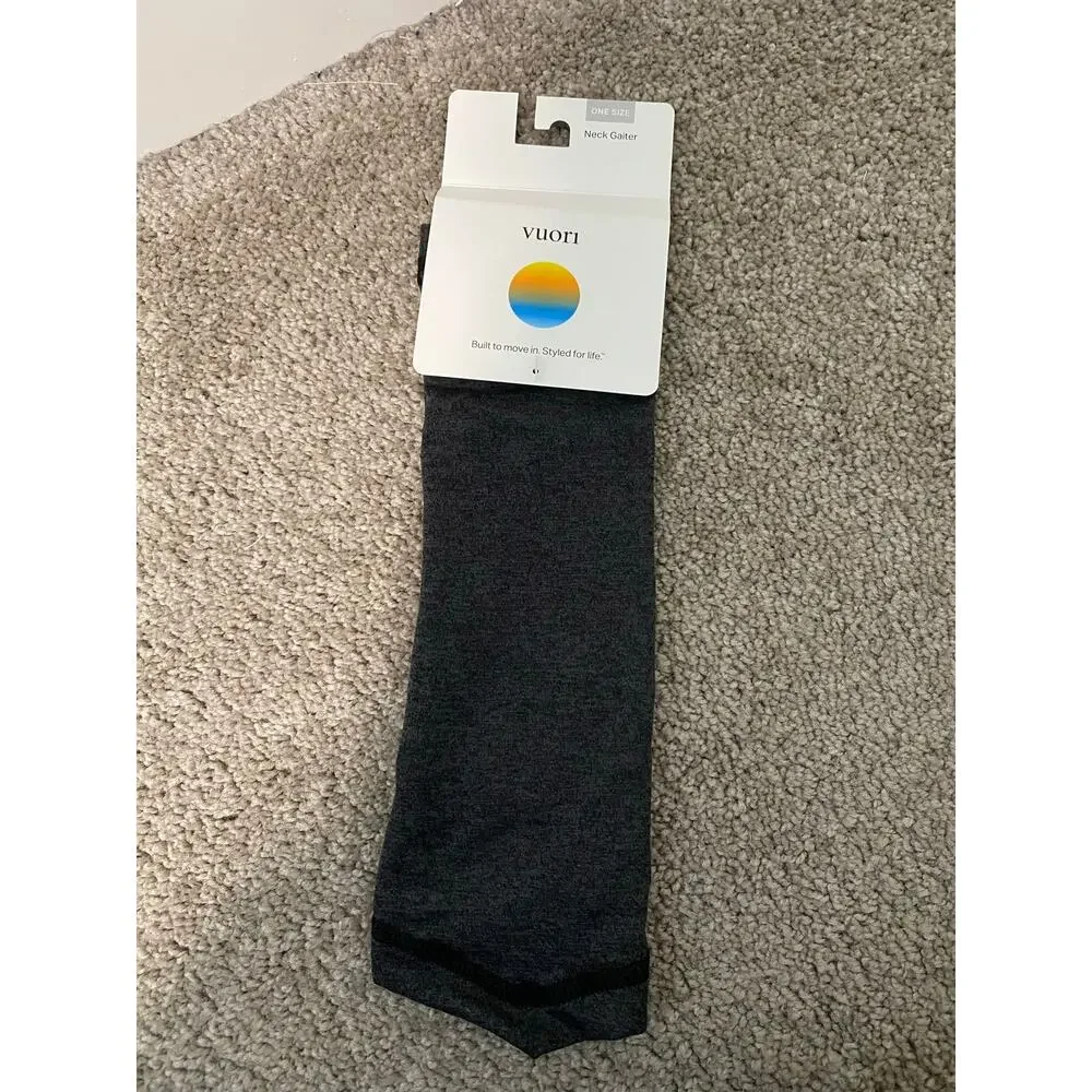 New Vuori Dreamnit Neck Gater, Charcoal Heather OS